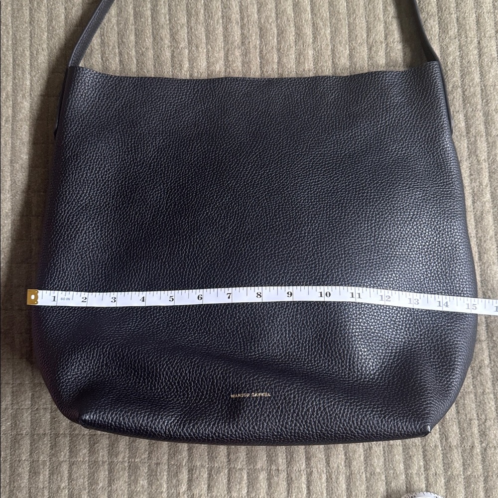 nwt mansur gavriel cabas leather tote - Picture 14 of 16